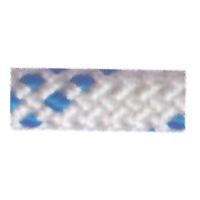 [] CABO Cruising rope Halyard, Diam. 4mm, white with blue braid image