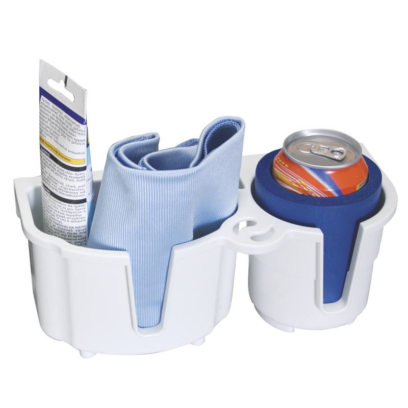[] Organiser & Drink Holder 'Store-All', 26,5x11X10cm - White image