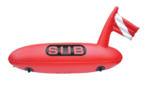 [] Torpedo Diving Marker Buoy, ''Safe Dive'' Diam. 28cm L 88cm image