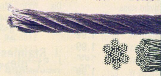 [] Wire rope, Inox 316, 7x19, 5mm image