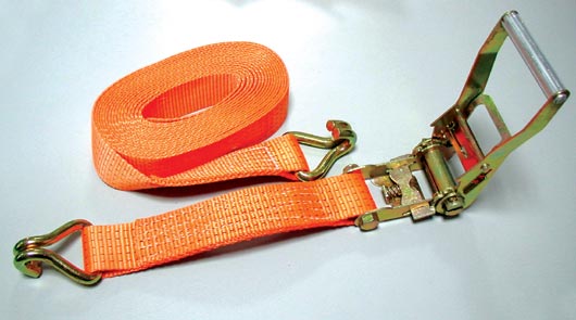 [] Ratchet Tie-Down w/double J hook,7mx30mm,BL 1500kg image
