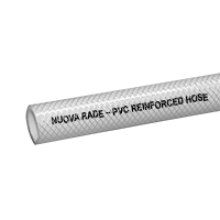 [] Liquid Discharge-Water Delivery Hose PVC, White, Fiber Reinforced, Ø13mm, 1/2'' image