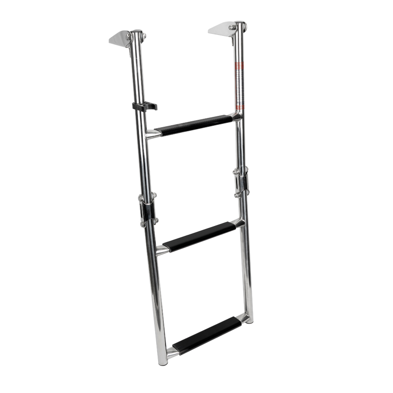 [] Foldable Ladder for Platform, 1+2 steps, Inox 316, L740xW276mm image