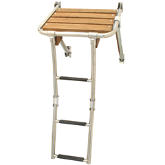 [] Platform w/ folding ladder, 450x390mm, Inox 316 image