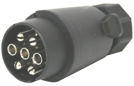 [] Trailer Plug Male, 7 pin, for 11887 plug image