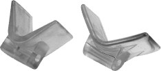 [] Bow stop, polymer, black, 76x76x89mm image