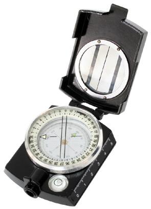 [] Hand bearing compass, non-magnetic alloy image