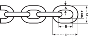 [] Chain, Inox 316, ISO 4565/DIN 766, Diam. 6mm, Calibrated image