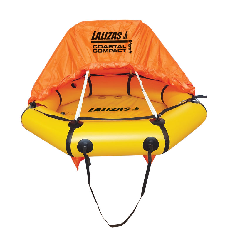 [] LALIZAS COASTAL COMPACT Liferaft, with canopy, 4prs image