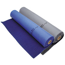 Marine carpet with backing, pvc