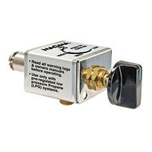 Low pressure control valves for onboard system (onboard propane or CampinGas butane)