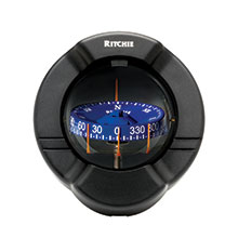 Compass Venture SR-2-L, Bulkhead Mount, Blue Dial - Black Case