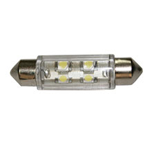 Bulb 12V, LED, T11 39mm, cool white - 2x4 LEDs 360o_2099_2099