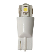 Bulb 12V, LED, T10, cool white - 4SMDs+1LED_2101_2101