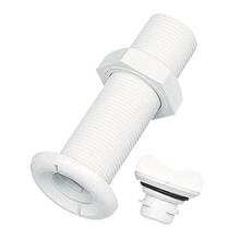 Drain Socket with Plug, ''Fast Lock'',Ø43mm, White_2705_2705