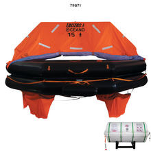 LALIZAS Liferaft SOLAS OCEANO, MER, Throw-overboard Type_3079_3082