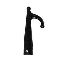 Female Hook with Single End, Plastic, Ø 30mm, Plastic, Black_3229_3229