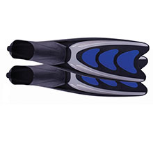 Diving Fins, blue/silver_332_332