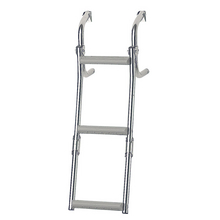 Foldable Ladder for Narrow Transom, 2+1 Steps,Inox 316_3873_3873