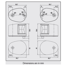 FOS LED 12 Set Port & Starboard Light deck mount 112.5o_3156_3952