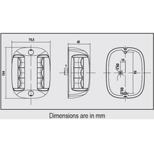 FOS LED 20 Bi-color light,side mount_3168_3958