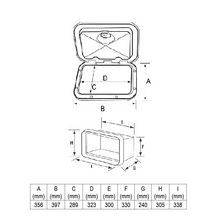 TOP LINE Container for Gas Bottle 3kg (370 x 390mm)_3589_4012