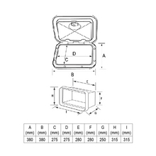 MID LINE Storage Hatches, White,  380x380mm_3597_4015