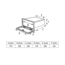 Storage Hatch for VHF/General Use with Chromed Handle_3601_4023