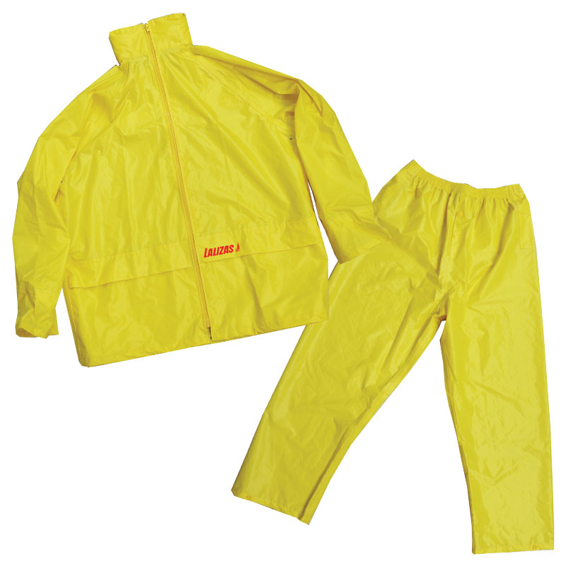 LALIZAS Rainsuit with Hood, yellow_4591_4591