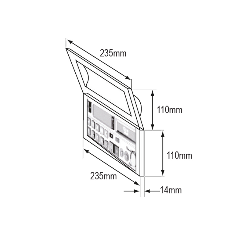 Case Cover for Radio/CD_5164_4620