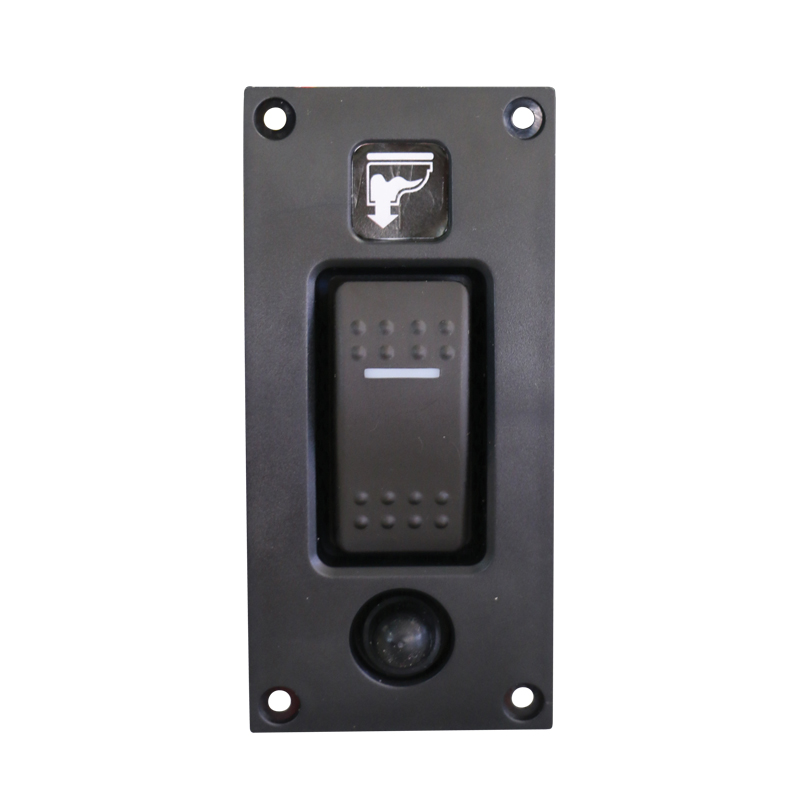 Marine Toilet Control Panel Switch - 3-Way RV/Boat Electric Toilet Rocker (DC12-24V)