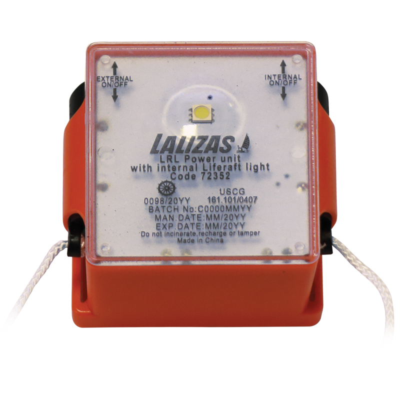 LALIZAS LRL External & Internal Liferaft Light, SOLAS/MED/USCG_4726_4725