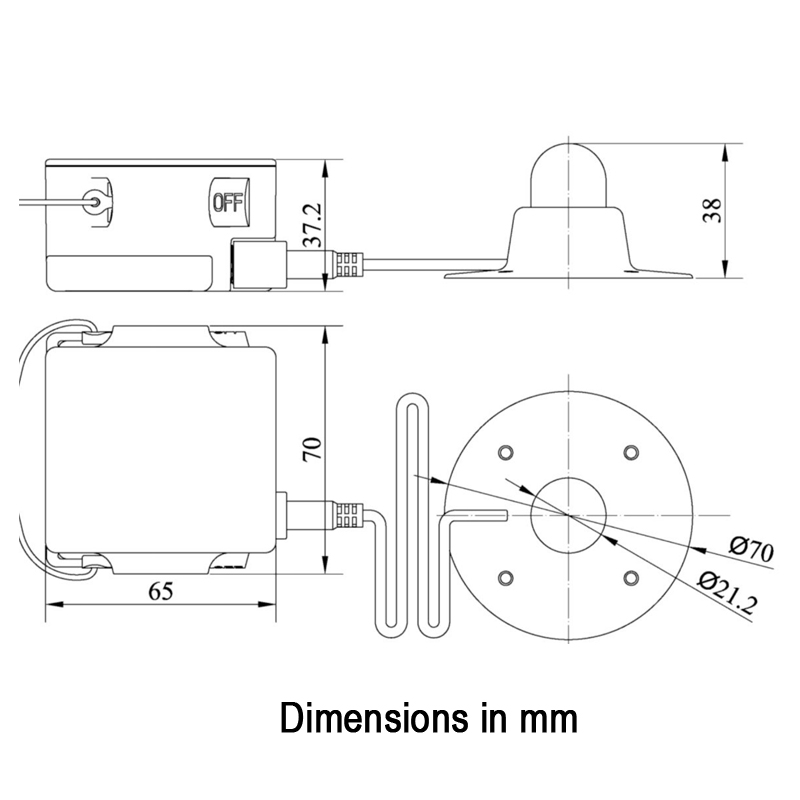 LALIZAS LRL External & Internal Liferaft Light, SOLAS/MED/USCG_4726_4851