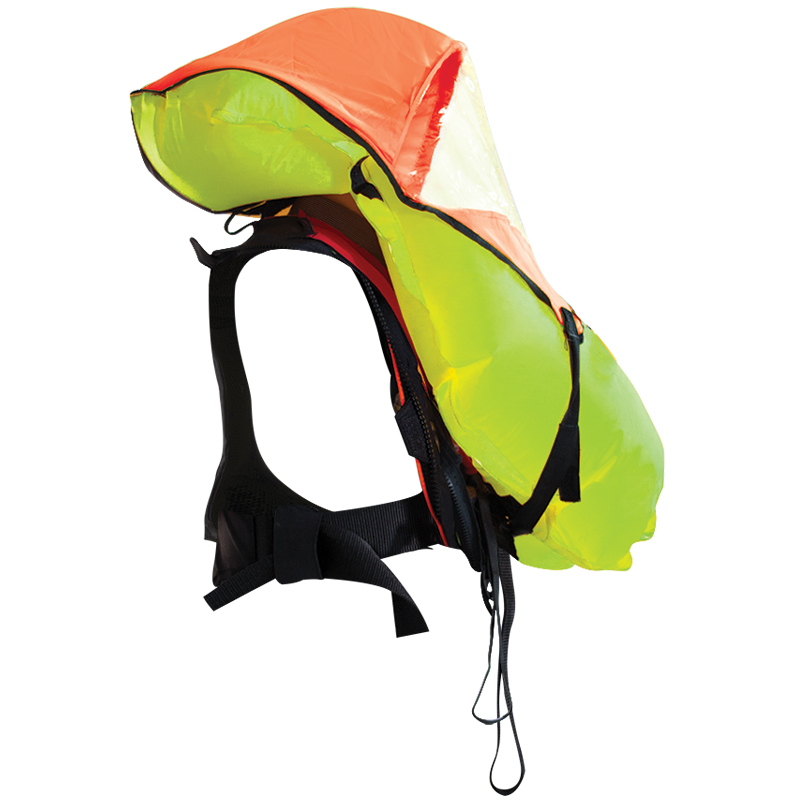 Theta Inflatable Lifejacket, Auto, Adult, 290N, ISO 12402-2 with spray hood & double crotch_4913_4914