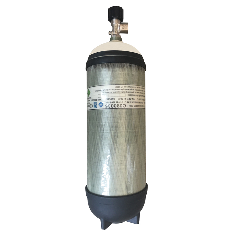 Spare compressed air cylinder & Valve 300bar  assembly, with air_3097_4983