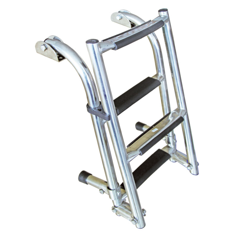 Folding ladder for transom, Stainless Steel 316_5025_5026