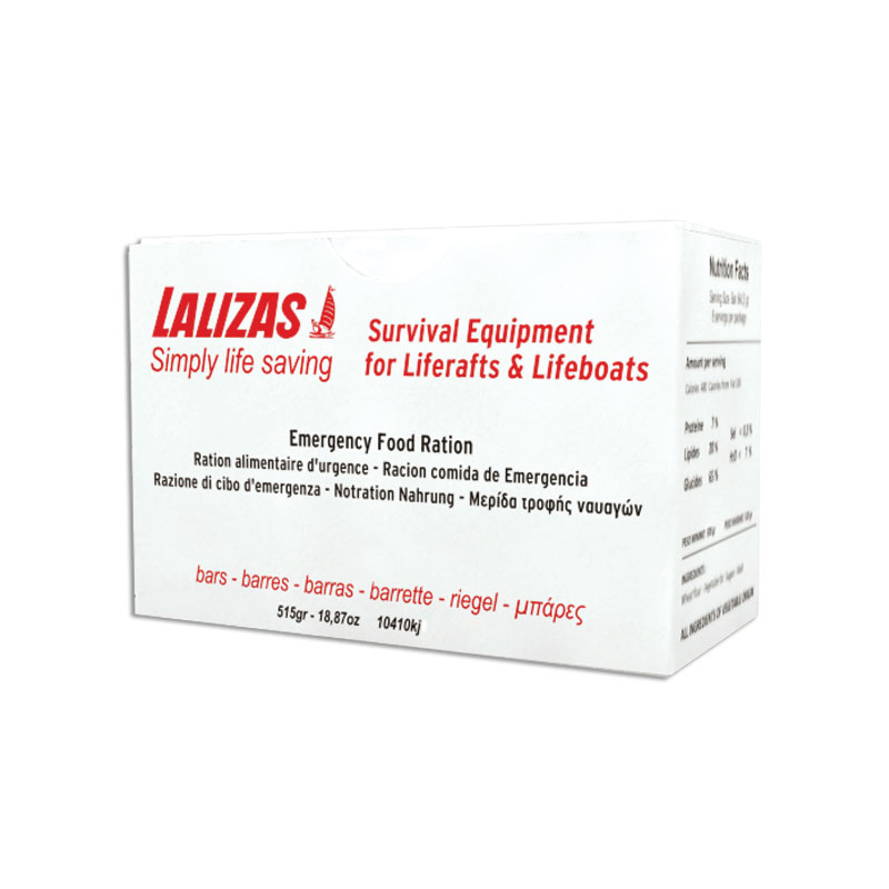 LALIZAS Emergency liferaft food ration 0,5 kg, 2503kcal_5055_5055