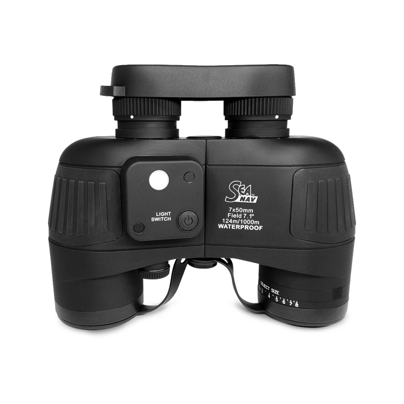 SEA NAV Binoculars, Individual Focus, 7x50, w/ Compass, Waterproof, Floating_5184_5183