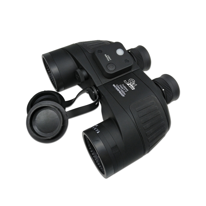 SEA NAV Binoculars, Individual Focus, 7x50, w/ Compass, Waterproof, Floating_5184_5185