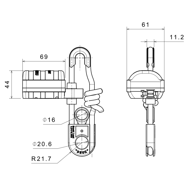LALIZAS Hydrostatic Release Unit for Liferafts, SOLAS/MED/USCG-MER_4837_5292