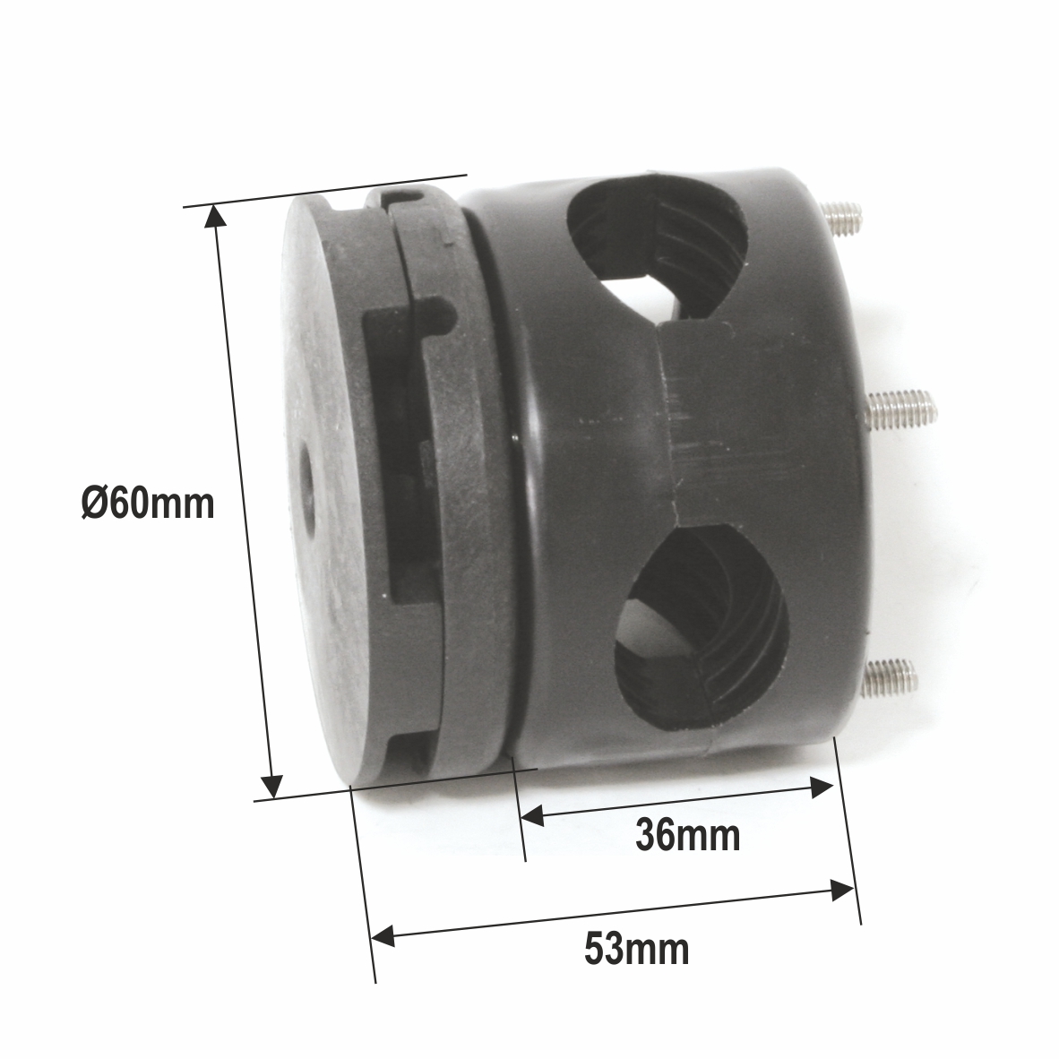Set of connector & rail support for fenderbaskets