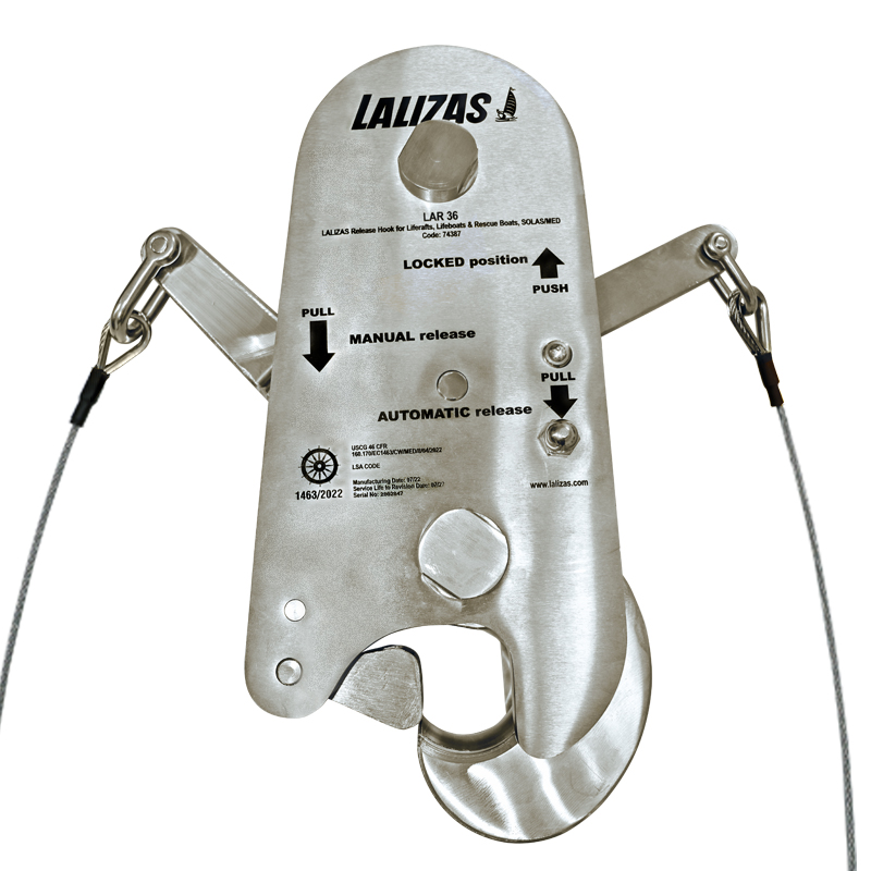 LALIZAS Release Hook LAR 36, SOLAS/MED_5940_5939