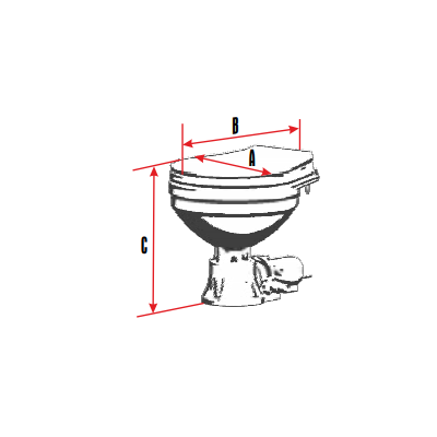 Electric Marine Toilet, LT - 0E & LT - 1E