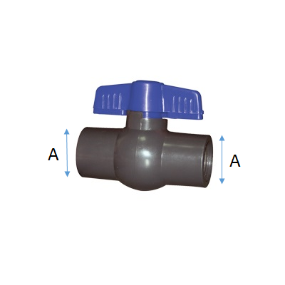 Ball valves, PVC