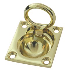 Ring Pull, brass polished