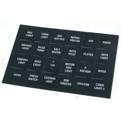 Function labels for switch panels (24pcs)_6515_6515