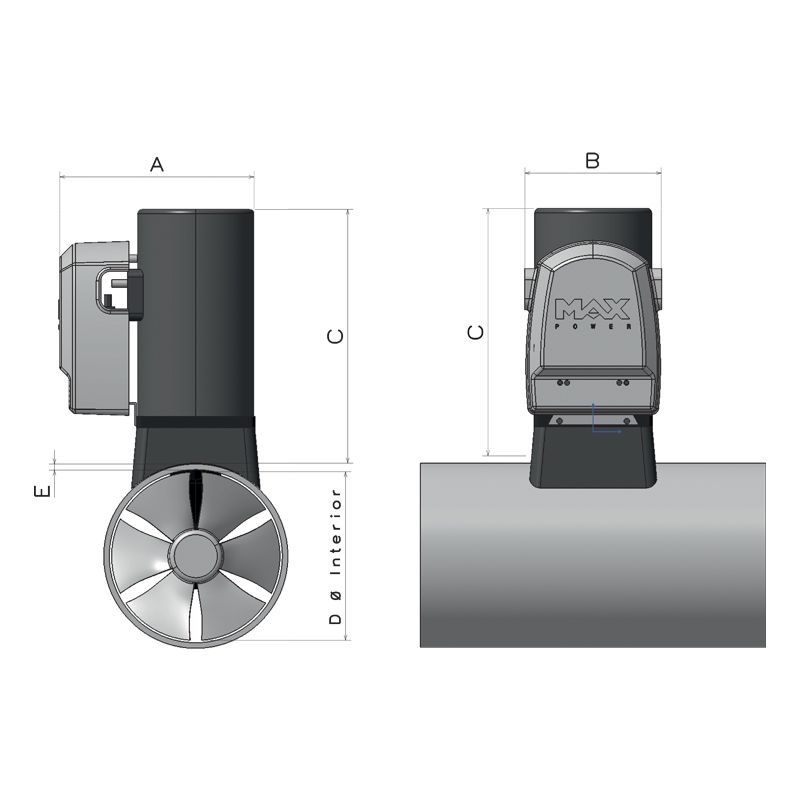 Electric Tunnel Thruster CT 80_6596_6595