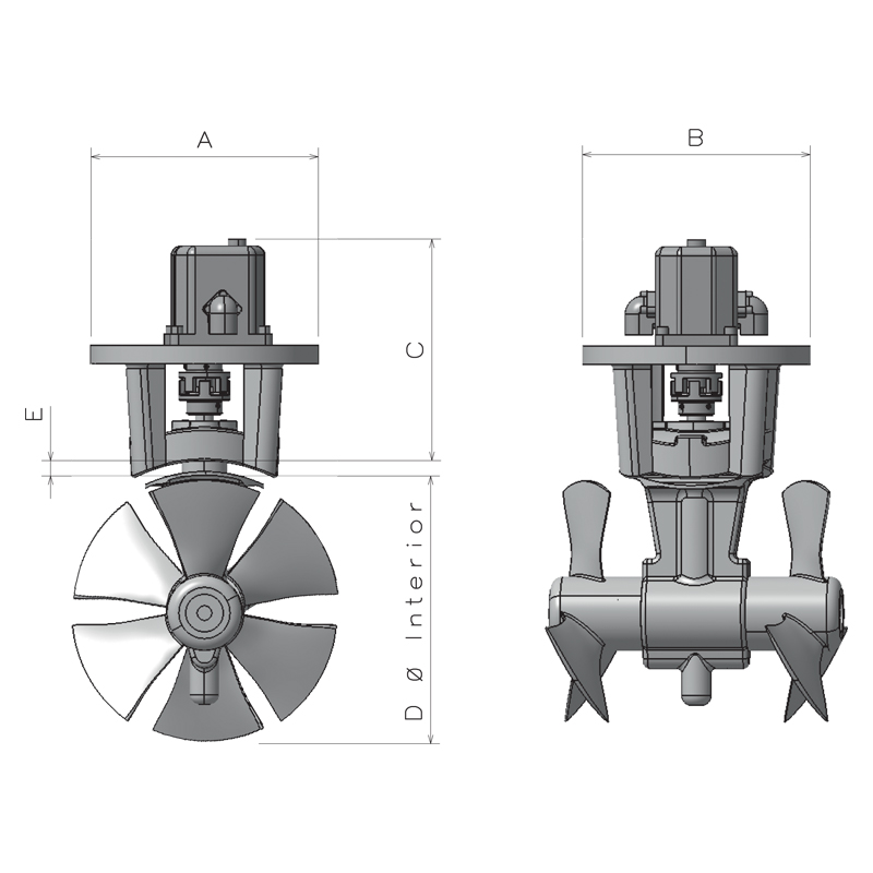 Hydraulic Tunnel Thruster CT HYD 125_6600_6599