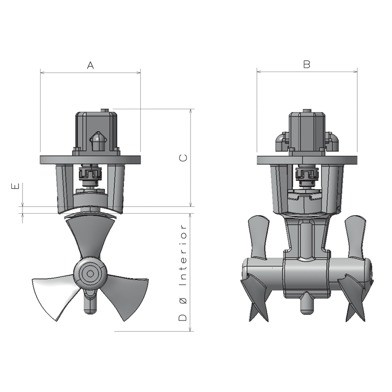 Hydraulic Tunnel Thruster CT HYD 225_6602_6601
