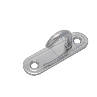 Οblong pad, hook type, stainless steel
